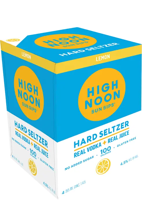 High Noon Lemon 4 Pack