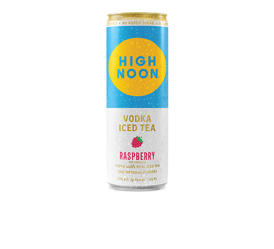 High Noon Raspberry Iced Tea single can