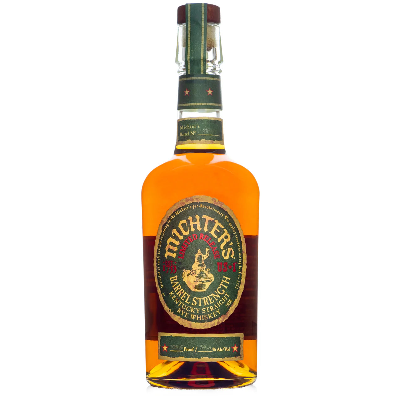 Michters Barrel Strength Rye